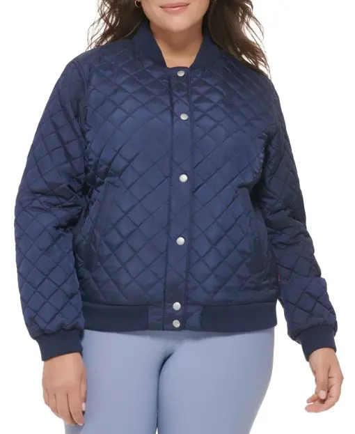 Levis Levis Plus Size Quilted Bombe Navy 3X