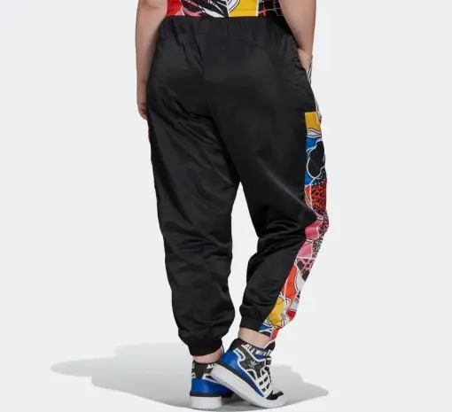 adidas L82806 Womens Multi Rich Mnisi Track Pants Plus Size 4X - Image 2