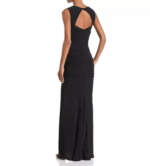 ADRIANNA PAPELL WOMENS JERSEY OPEN BACK LONG EVENING DRESS GOWN PLUS 20 W - Image 2