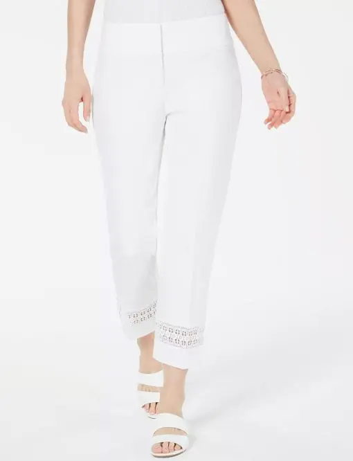 ALFANI Eyelet Ankle Pants,
 18 W