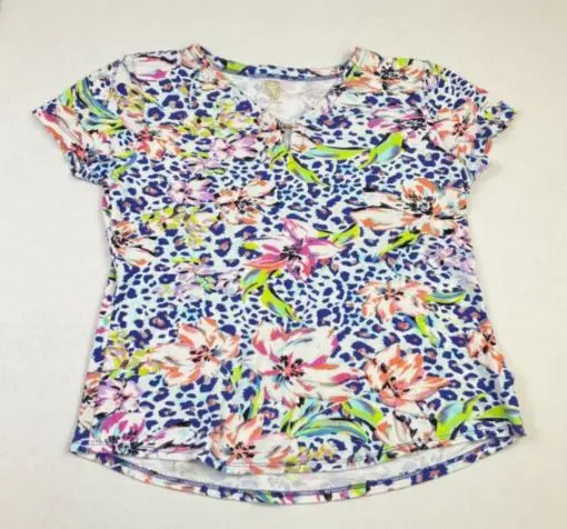 Anne Klein Women's Floral Cotton Tops for Women S