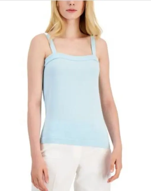 Anne Klein Womens Knit Cami Tank Top Sweater L