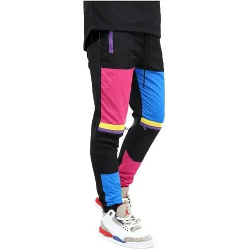 Black Pyramid Tech Block Pant Pink/Blue L - Image 2