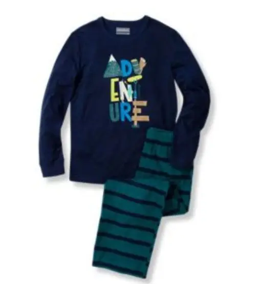 Boys' Quest Fleece Sleep TOP ONLY size 12