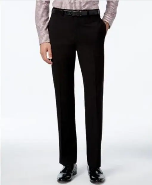 Calvin Klein Mens Slim Fit Dress Pant (Black) Men's Clothing 38 X 30