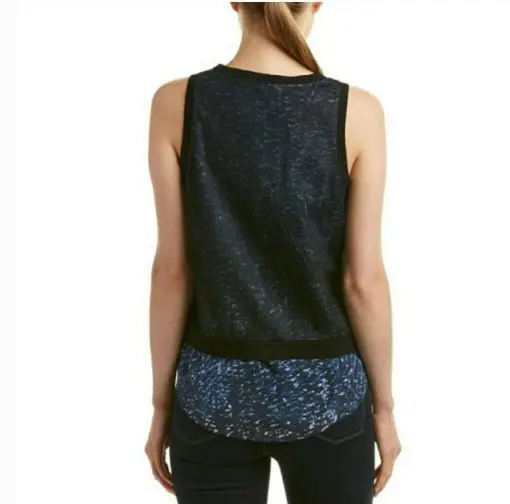 Chelsea & Walker Mesh Overlay Silk Tank
2 - Image 2