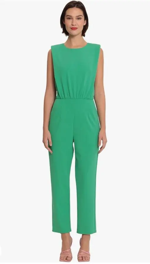 Donna Morgan womens Sleek Style Jumpsuit Office Workwear Event Gues 8