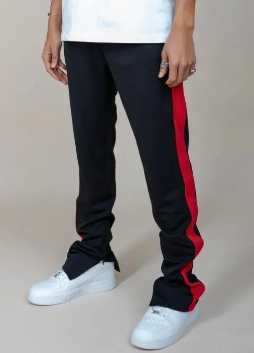 EPTM Unisex TRACK PANTS-BLACK/RED L