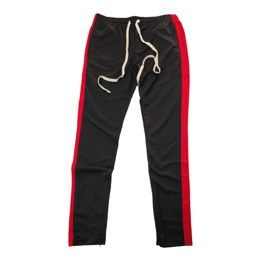 EPTM Unisex TRACK PANTS-BLACK/RED L - Image 3