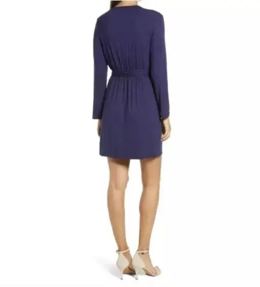 Fraiche by J Long Sleeve Wrap Dress Size M - Image 2