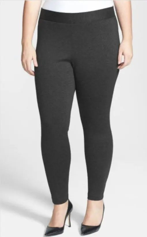 High Waist Ponte Leggings 3X