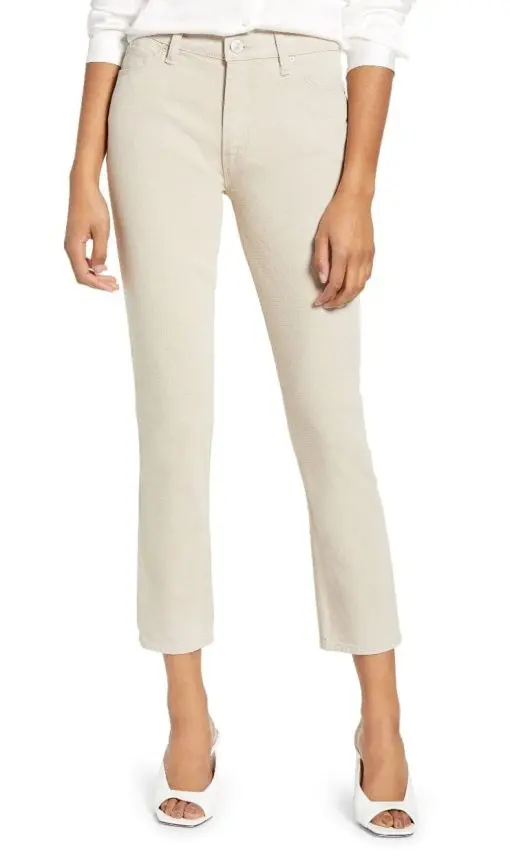 Hudson Womens Beige Capri Jeans 25 Waist