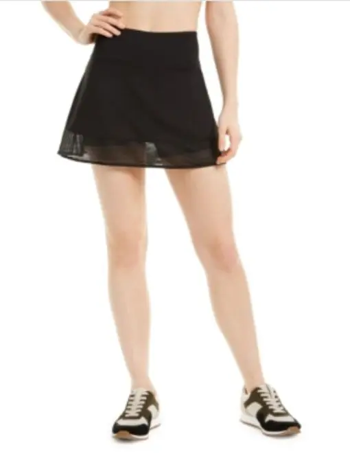 ID Ideology Women S Shadow Stripe Skort Black Size X-Large