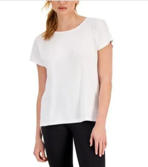 ID Ideology Women's Lightweight Techy T-Shirt,  - Bright White M