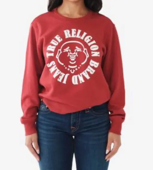 True Religion Buddha Relaxed Pullover XL