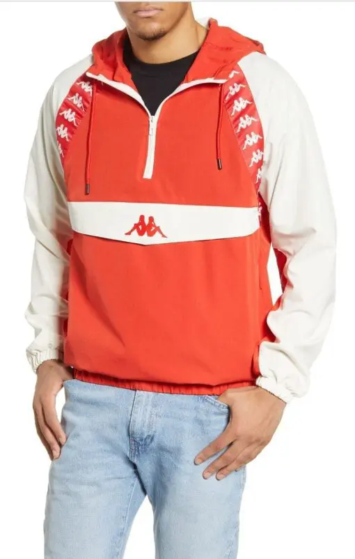 Kappa 222 Banda Bakit Jacket in Red Size 2XL | Jimmy Jazz