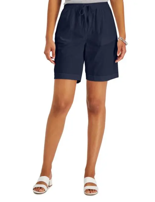 Karen Scott Petite Cotton Gemma Shorts SIZElarge