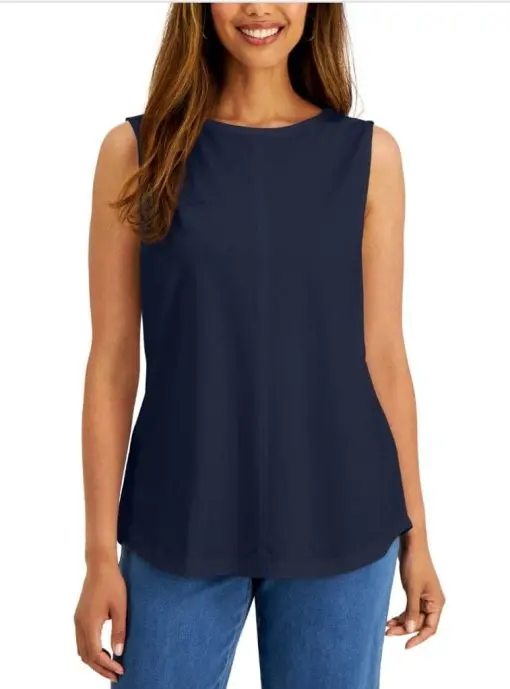 Karen Scott Sleeveless Shell Top, M