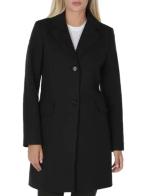 Laundry by Shelli Segal Women's Single-Breasted Walker Coat XXL