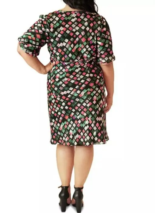 MAREE POUR TOI
Plus Size Split-Front Peasant Dress 20 - Image 2