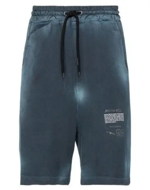 Mauna Kea Man Shorts & Bermuda Shorts Slate Blue Size XL Cotton