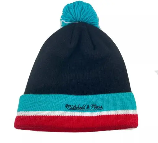 Mitchell & Ness Vancouver
Grizzlies Cuffed Knit Winter hat Pom Beanie - Image 2