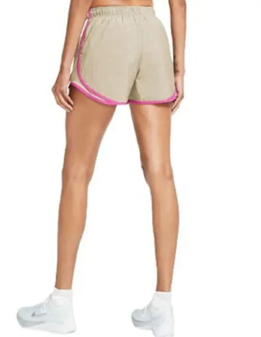 Nike Women's Dri-fit Tempo Track 3.5 Short M, Oatmeal/Pink Glow/Wolf Grey, - Image 2