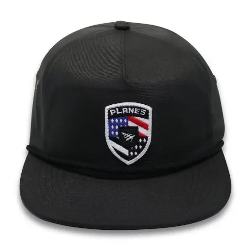 PAPER PLANES BLACK /White STARBOARD STRAPBACK 0S - Image 2