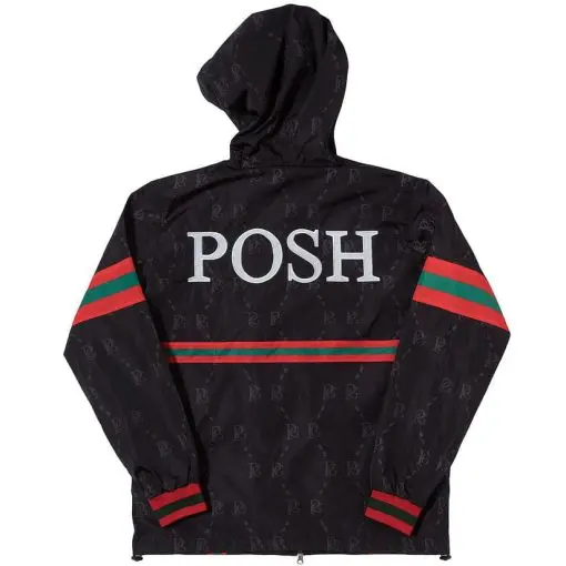 POSH Posh PG Windbreaker Full Zip Jacket Black  2XL - Image 2