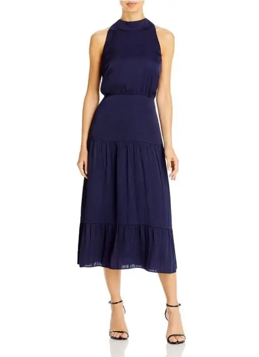 Sam Edelman High Neck Tiered Dress 10