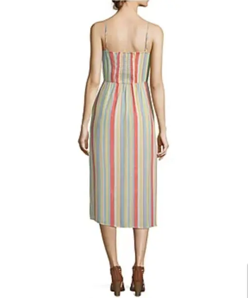 Speechless Stripe Button Midi
Dress SIZES - Image 2