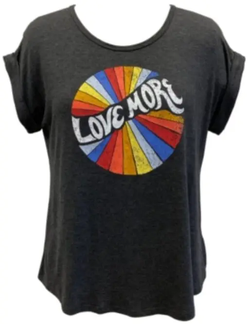 Style & Co Plus Size Love More Graphic T-Shirt, 3X