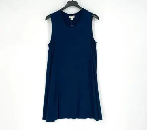 STYLE & COMPANY Womens Navy Knee Length Shift Dress Size 2X