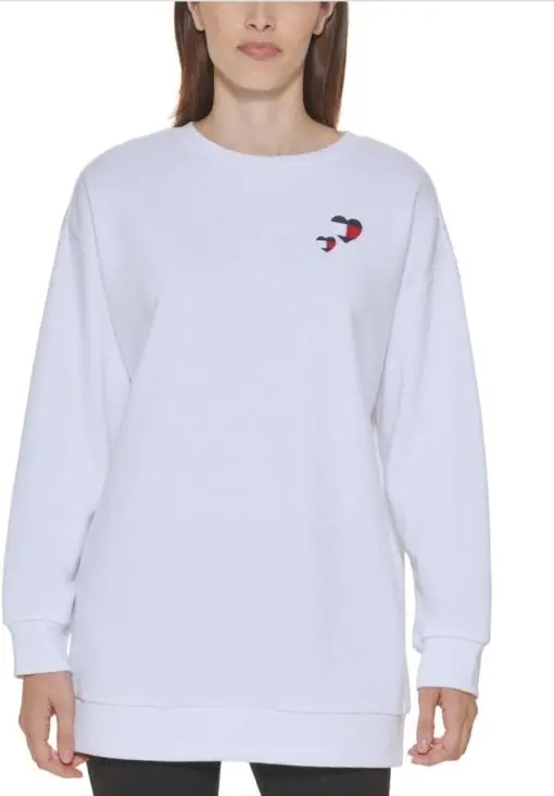 Tommy Hilfiger Double Heart Logo Boyfriend Sweatshirt XXL