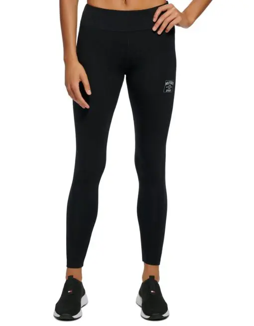 Tommy Hilfiger Sport Women's High-Rise Ponte Leggings - Black Size S