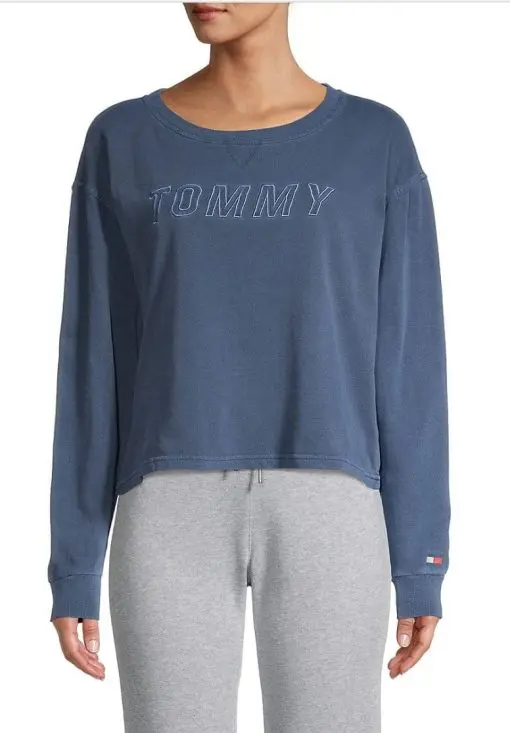 Tommy Hilfiger Sport Women's Logo Sweatshirt - Deep Blue - Size M