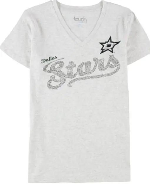 Touch Womens Dallas Stars Embellished T-Shirt M