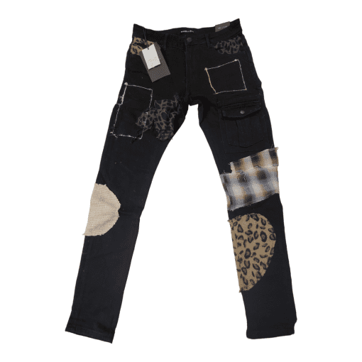 TREY CARGO DENIM - BLACK 30