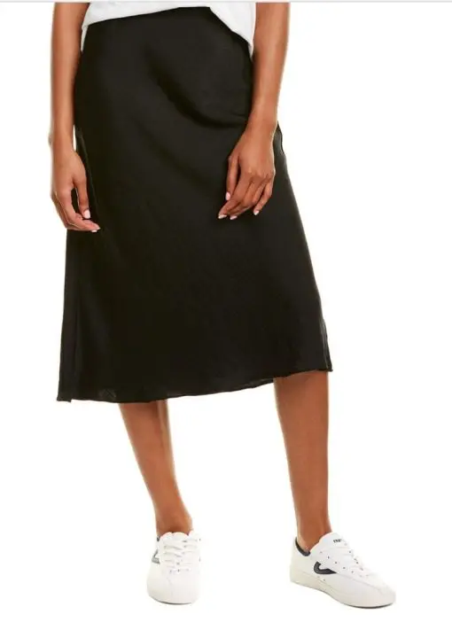 Vince Camuto Women's Skirt Black Size XS a-Line Elastic Waist Solid