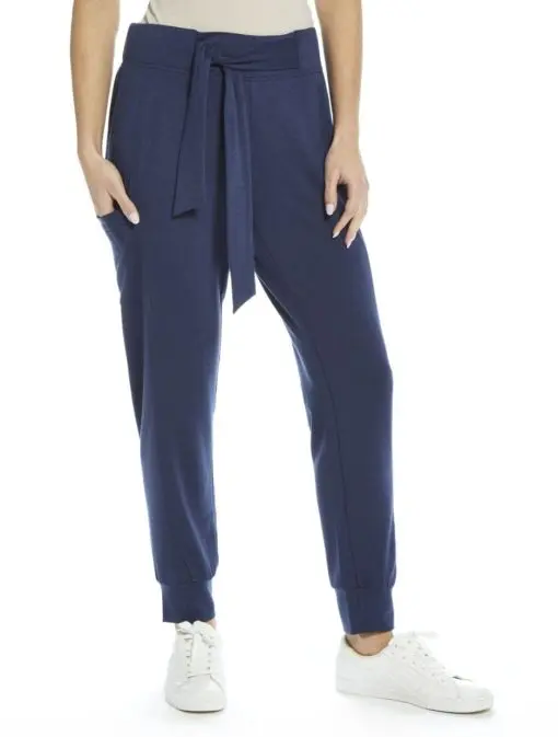 Weatherproof Vintage Womens Relaxed Tie Waist Sweatpants  XS