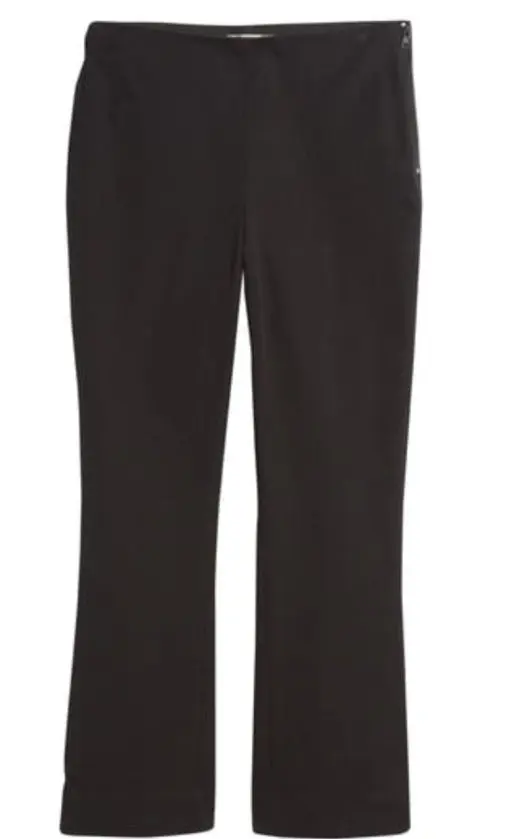 Women's Everlane the Kick Crop Work Pants, Size 8 - Black