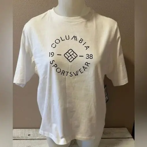 Columbia Hi-Low Cropped Tee, Size XS (oversize), $30 Retail - NWT XS