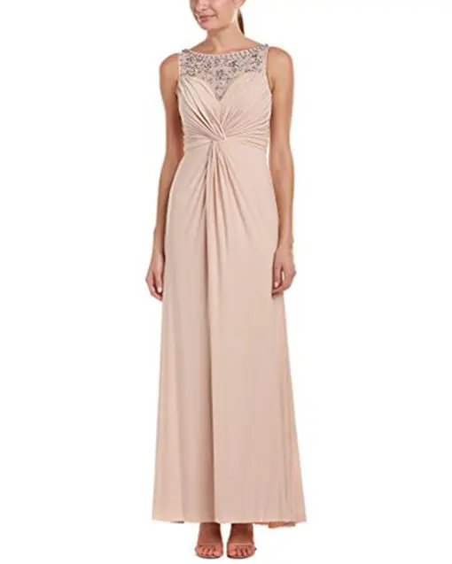 Aidan Mattox Women's Gown, Beige 2