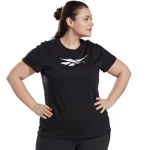 Reebok Plus Size Cotton Graphic Vector T-Shirt 4X