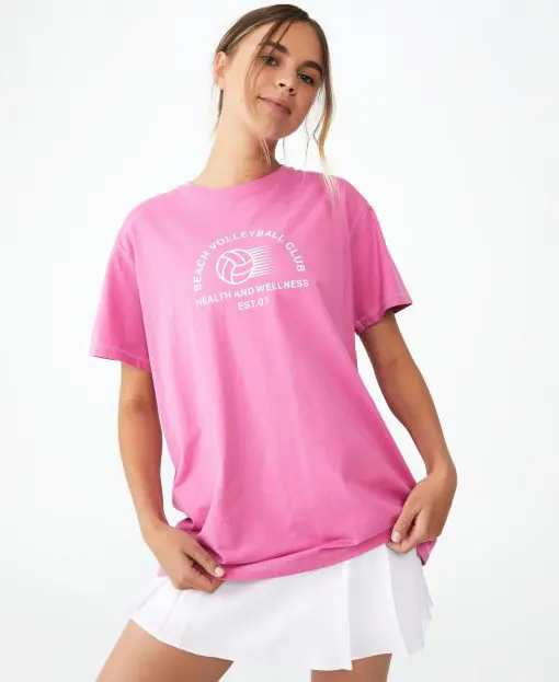 COTTON on Women S Active Organic T-Shirt Pink Size Small