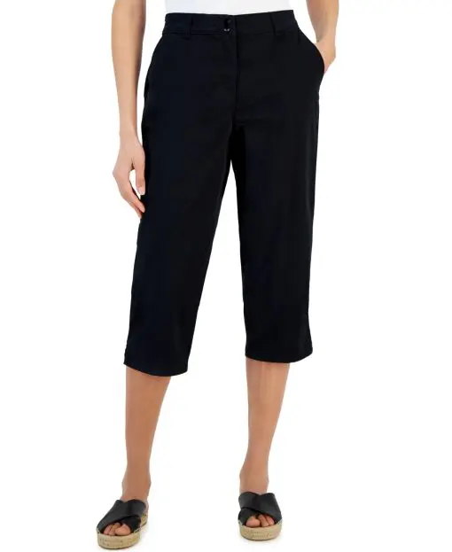 Karen Scott Women's Comfort Waist Capri Pants 6