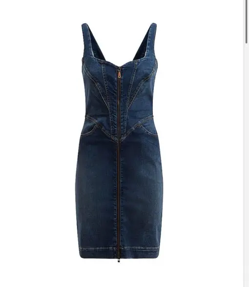 Guess Blue Denim Sheath Dress Guess Lilamor M