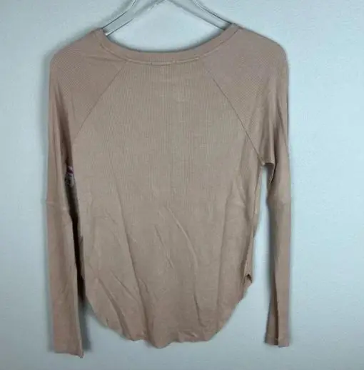 Abound | Tan Solid Thermal Crewneck Shirt S - Image 2