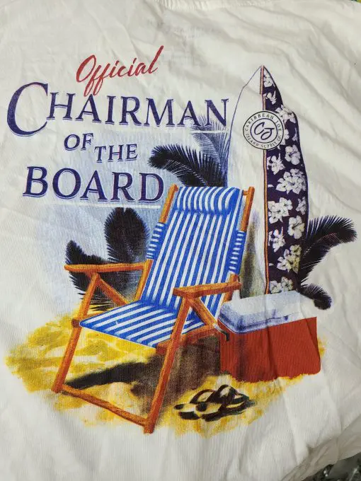 Caribbean Joe Men's Long Sleeve Hooded Chairman of the Board Graphic T-Shirt, WhiteN XXL - Image 2