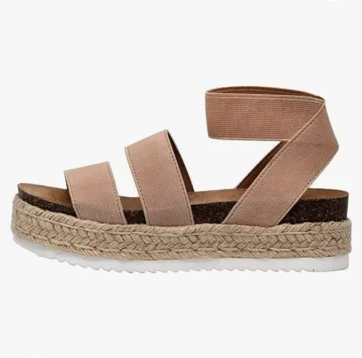 CUSHIONAIRE Women's Espadrille Sandal